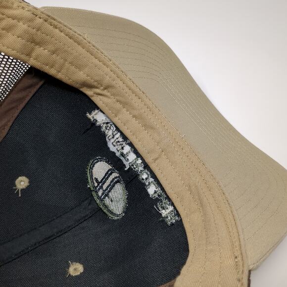 Twin Troller Ambassador Trucker Cap Brown OS Adjustable Mesh Back Richardson - Picture 8 of 10